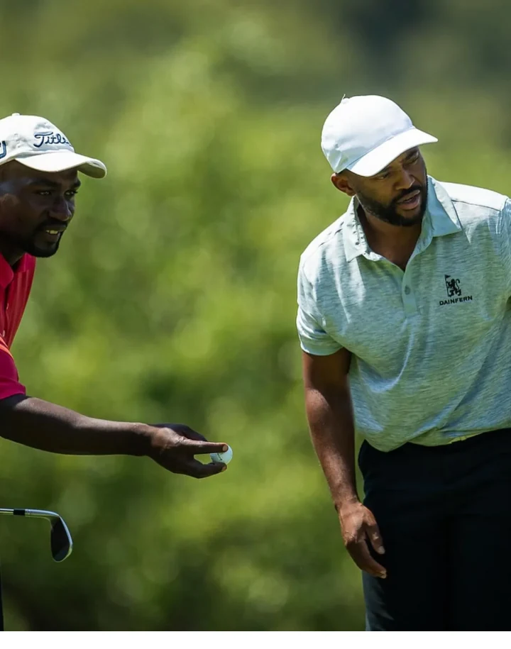 Temba Bavuma on the golf course