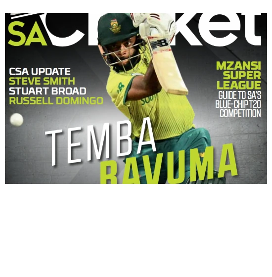 SA Cricket cover featuring Temba Bavuma