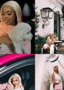 Brand campaign imagery from Yanda Woods’ media kit