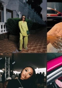 Yanda Woods in a fashion editorial image from her media kit
