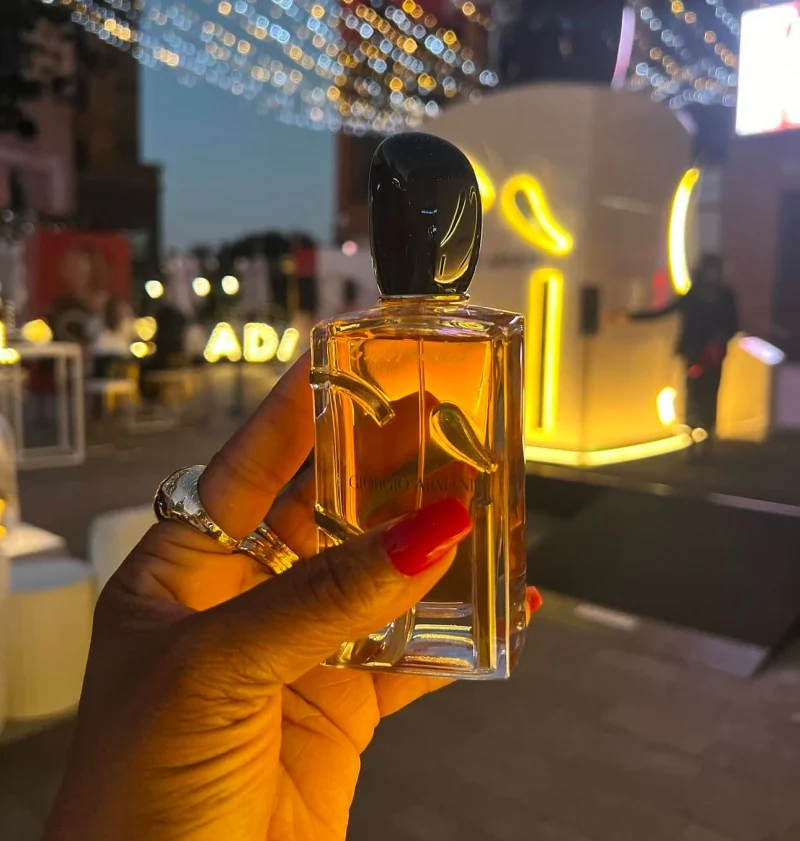 Armani fragrance campaign imagery from Zandisile Nhlapo’s portfolio