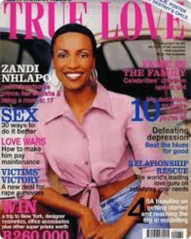 True Love cover featuring Zandisile Nhlapo