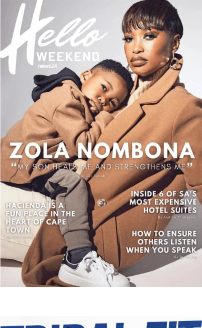Hello cover featuring Zola Nombona